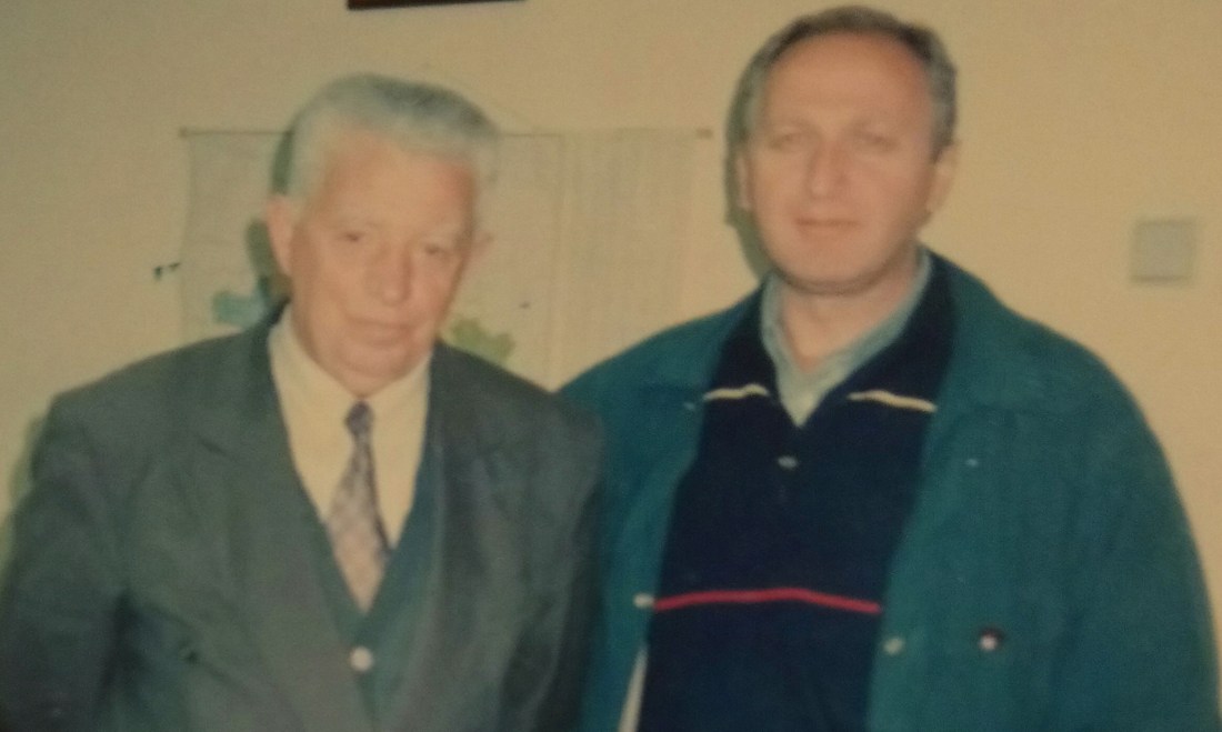 Profesor Fehmi Agani dhe Agim Hyseni